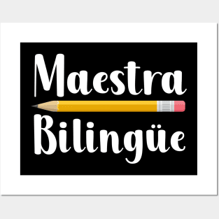 Maestra Bilingüe Posters and Art